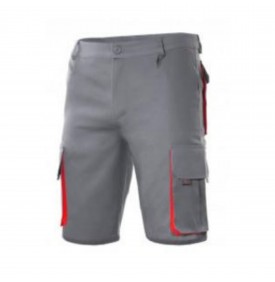 Bermudas Gris Bicolore