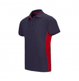 Polo navy Bicolore